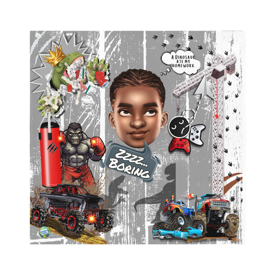 Boys Rolling Eyes Emoji Bandana