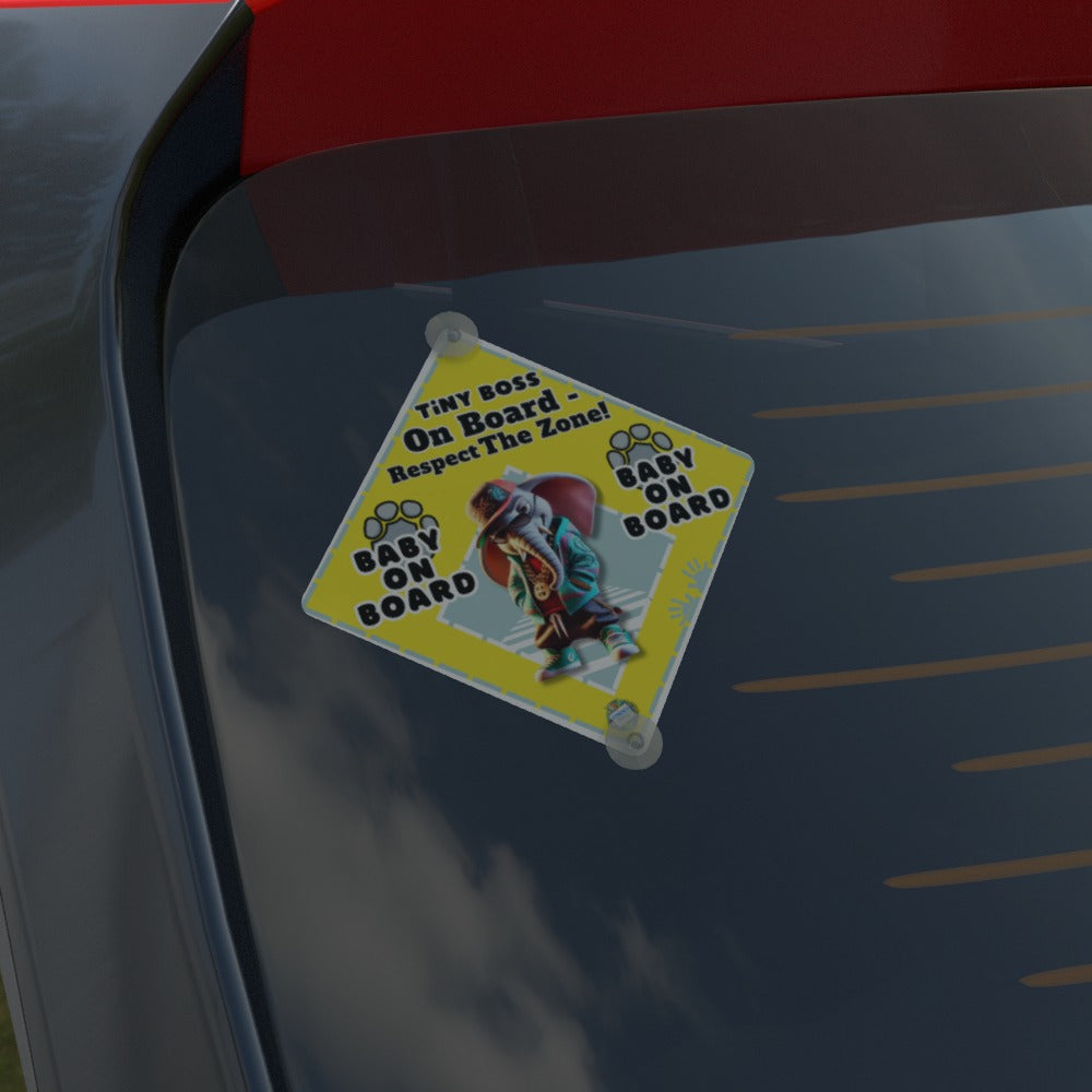 Epic Elephant Baby On Board Sign