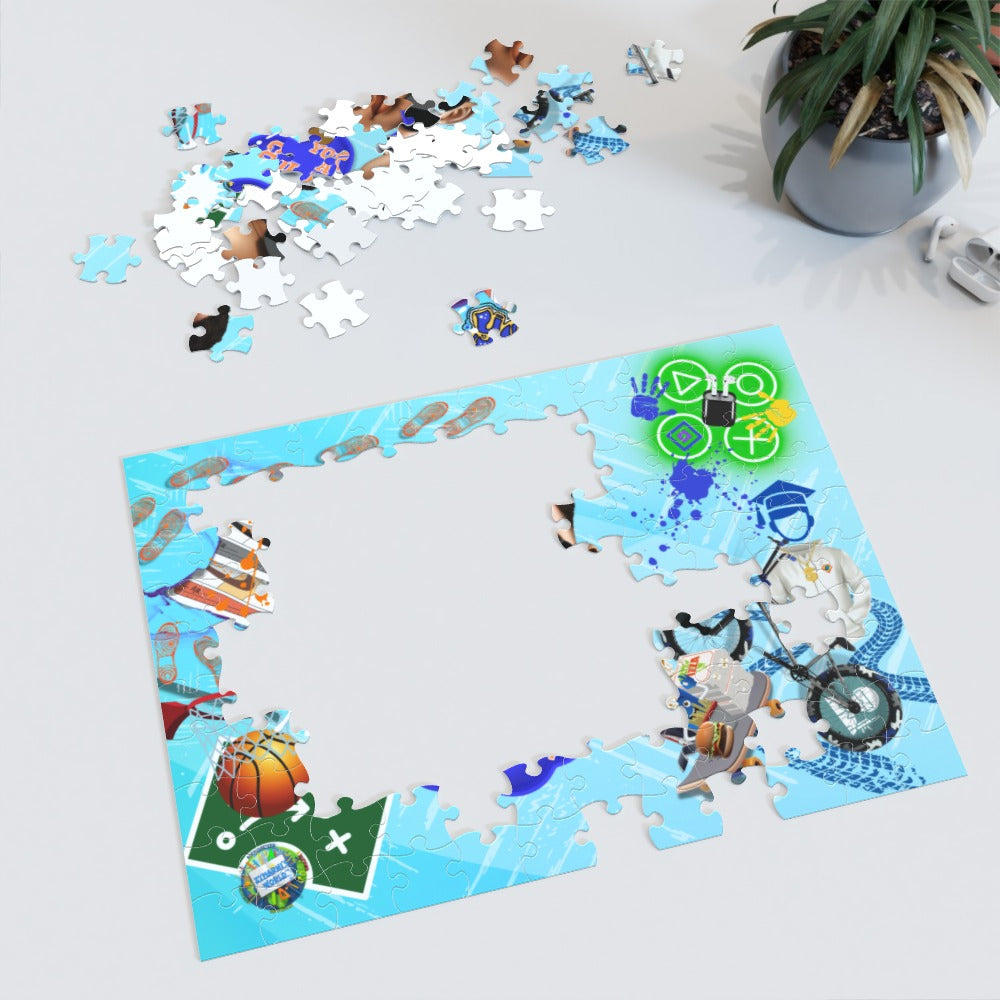 Cool Dude Emoji Jigsaw Puzzle