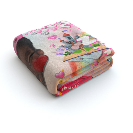 Mwah Princess  Fleece/Blanket