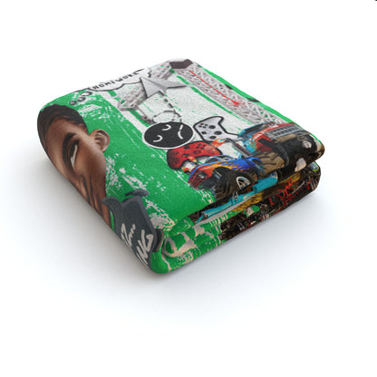 Rolling Eyes Emoji Fleece/Blanket