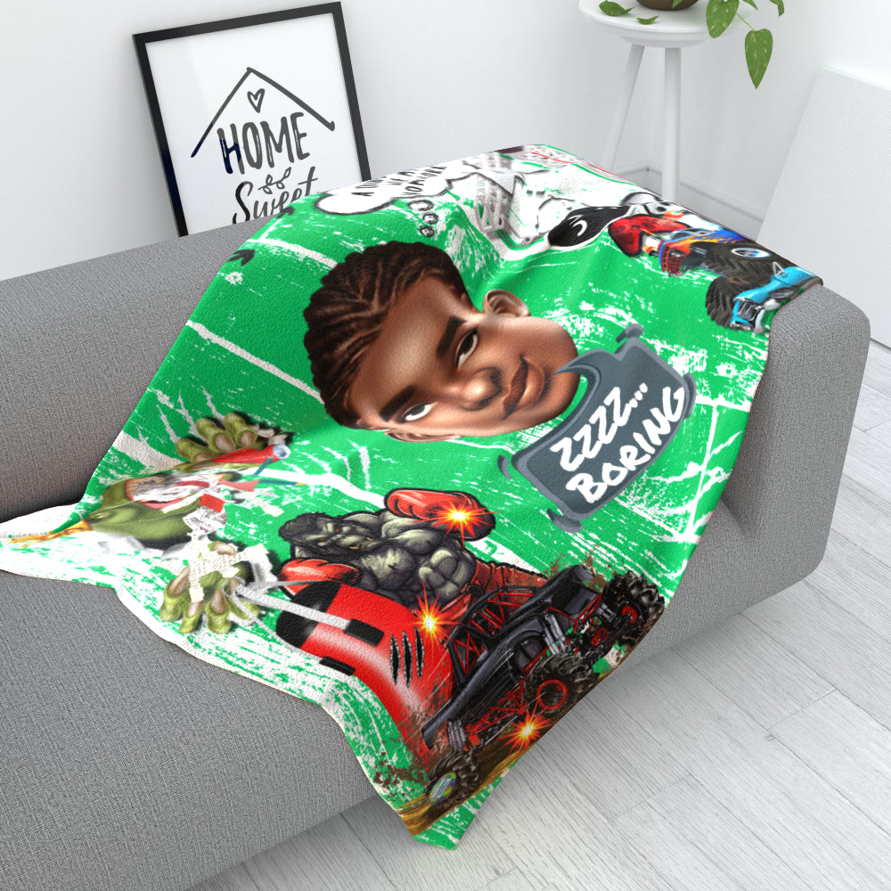 Rolling Eyes Emoji Fleece/Blanket