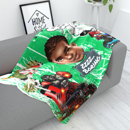 Rolling Eyes Emoji Fleece/Blanket