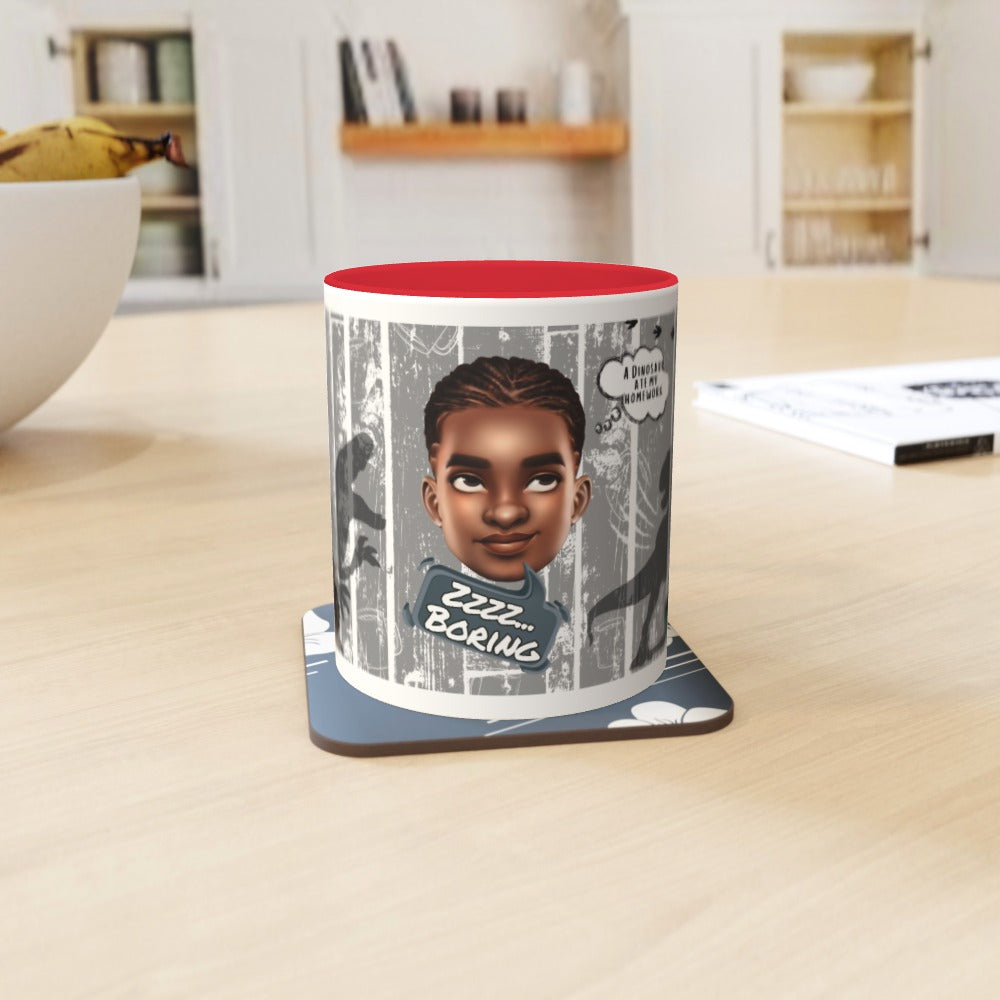 Boys Rolling Eyes Emoji Mug