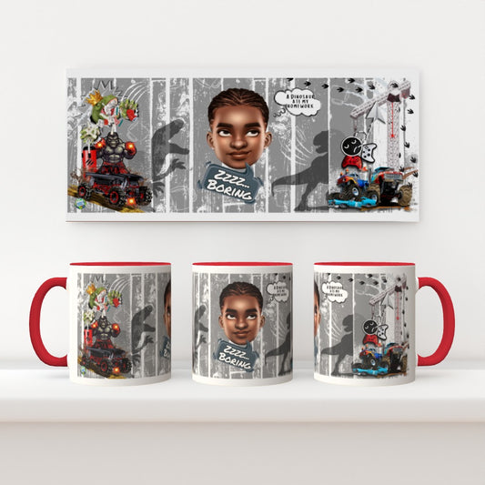 Boys Rolling Eyes Emoji Mug