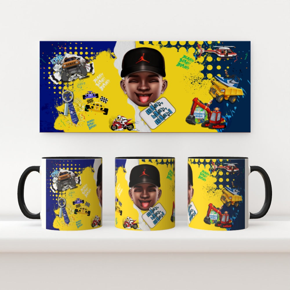 Taza Bla, bla (niño)