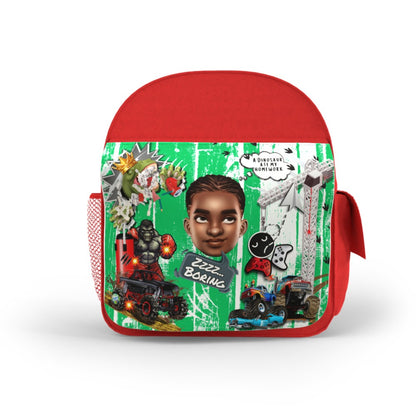 Rolling Eyes Boy Backpack