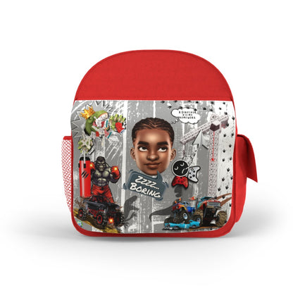 Boys Rolling Eyes Emoji Backpack