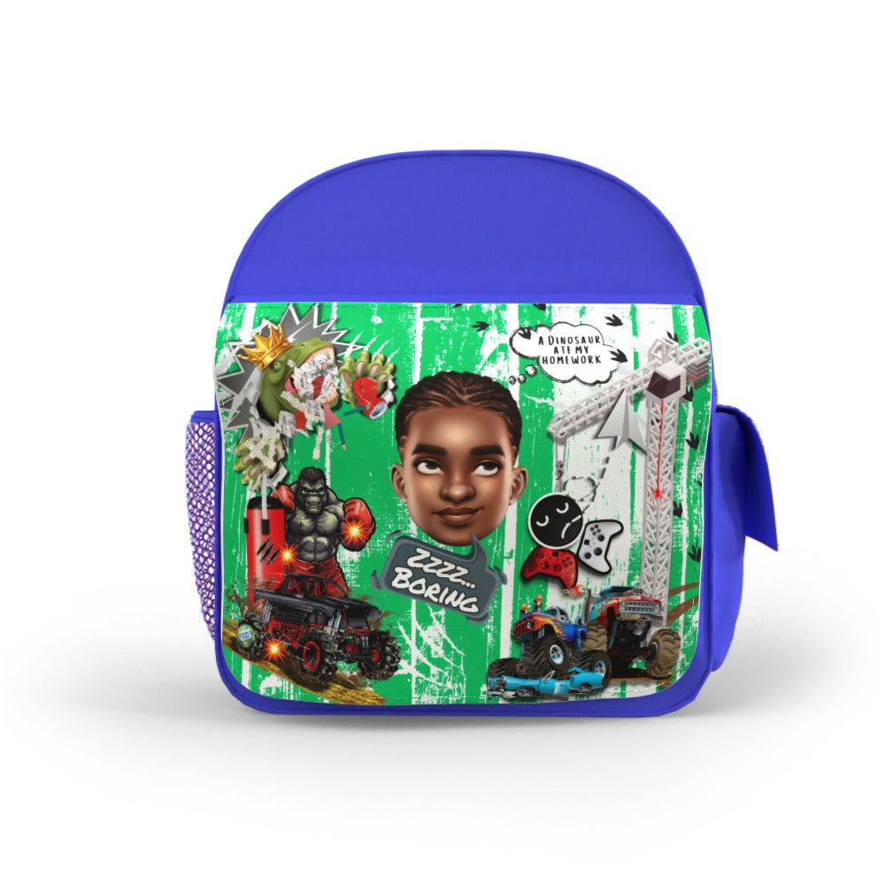 Rolling Eyes Boy Backpack