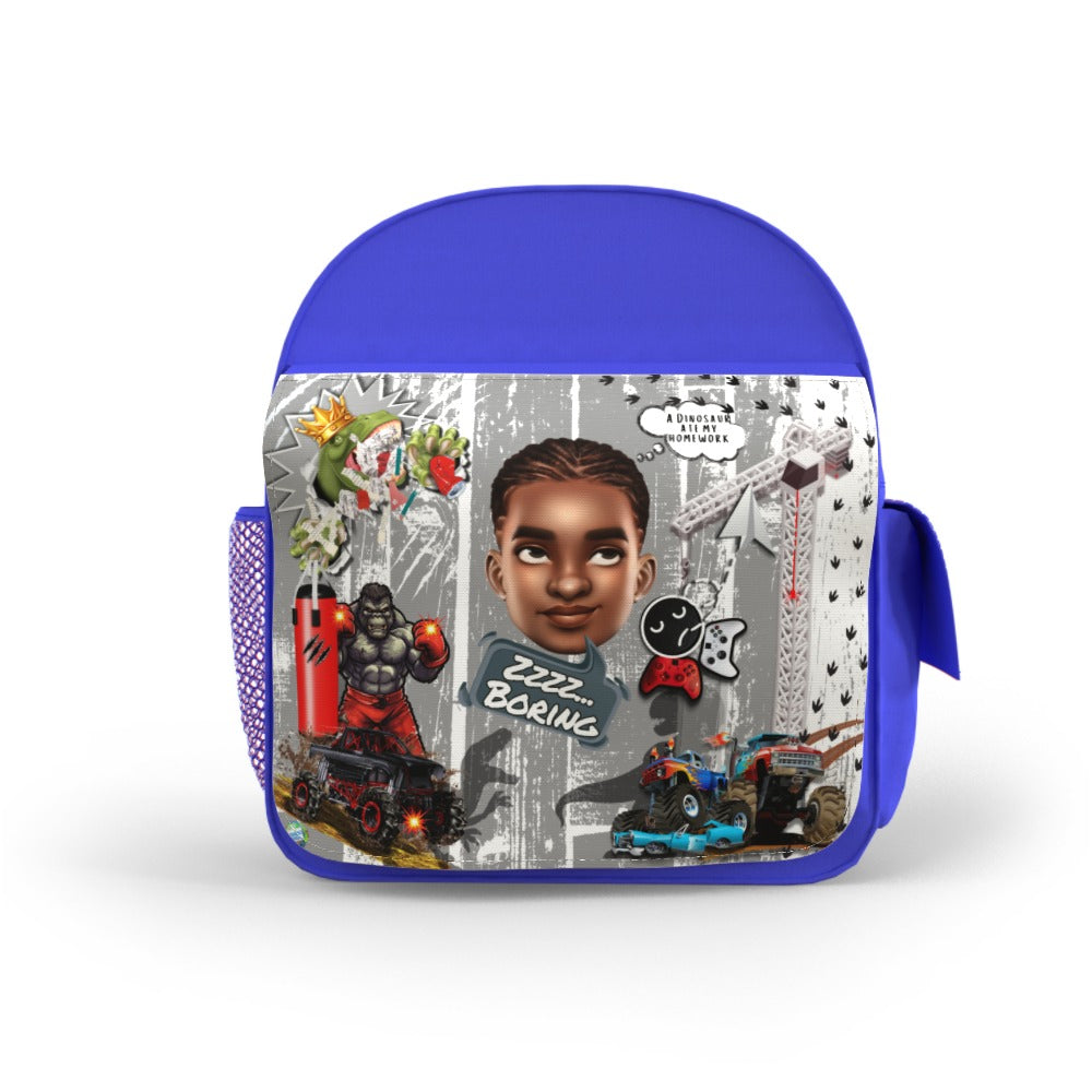 Boys Rolling Eyes Emoji Backpack