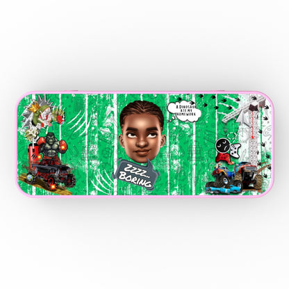 Rolling Eyes Boy Pencil Case