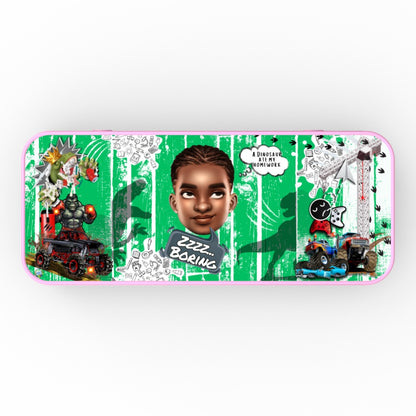 Rolling Eyes Boy Pencil Case