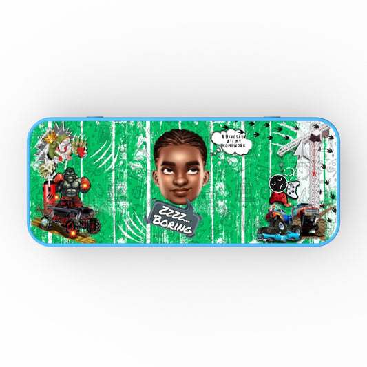 Rolling Eyes Boy Pencil Case