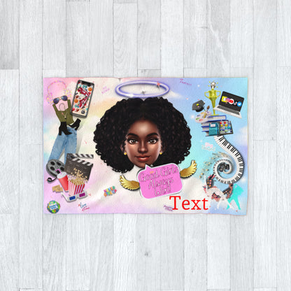 Personalised Good Girl Fleece/Blanket