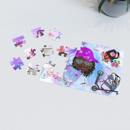 Personalised Cool Girl Jigsaw Puzzle