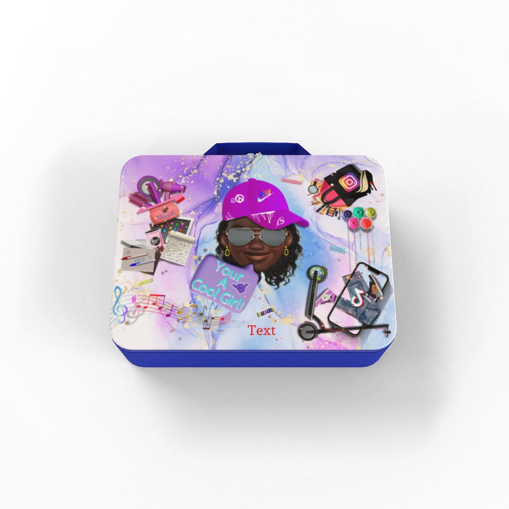 Personalised Cool Girl Lunch Box